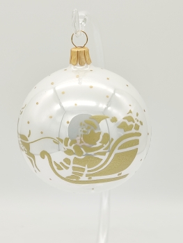 Bauble sleigh with reindeer